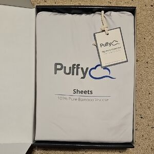 Puffy Signature Bamboo Viscose Sheets - Gray